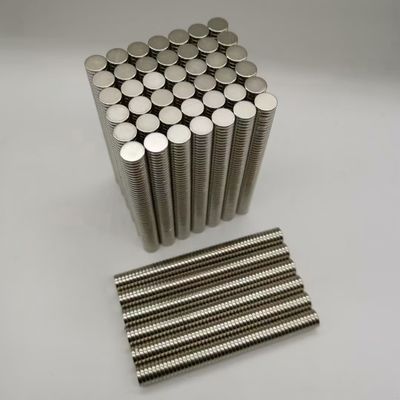 خرید دیسک کوچک گرد آهنرباهای نئودیمیوم صنعتی N33 N35 درجه 10x1 میلی متر برای جعبه جواهر online manufacture